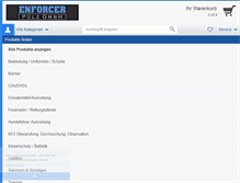 Tablet Screenshot of enforcer.de